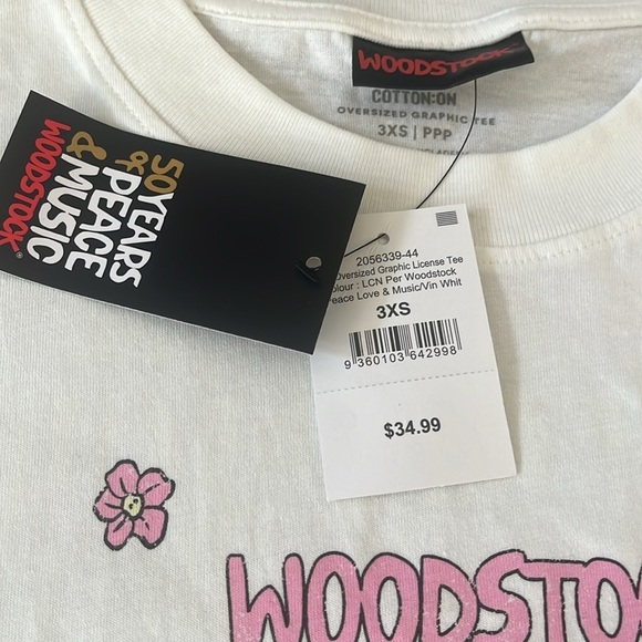 NWT Cotton On The Oversized Graphic License Tee - Picture 10 of 10